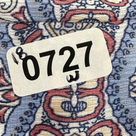 Blue Rain Romper Shorts Small‎ Ruffled V-Neckline Elastic Waist Lined Polyester - Picture 16 of 16